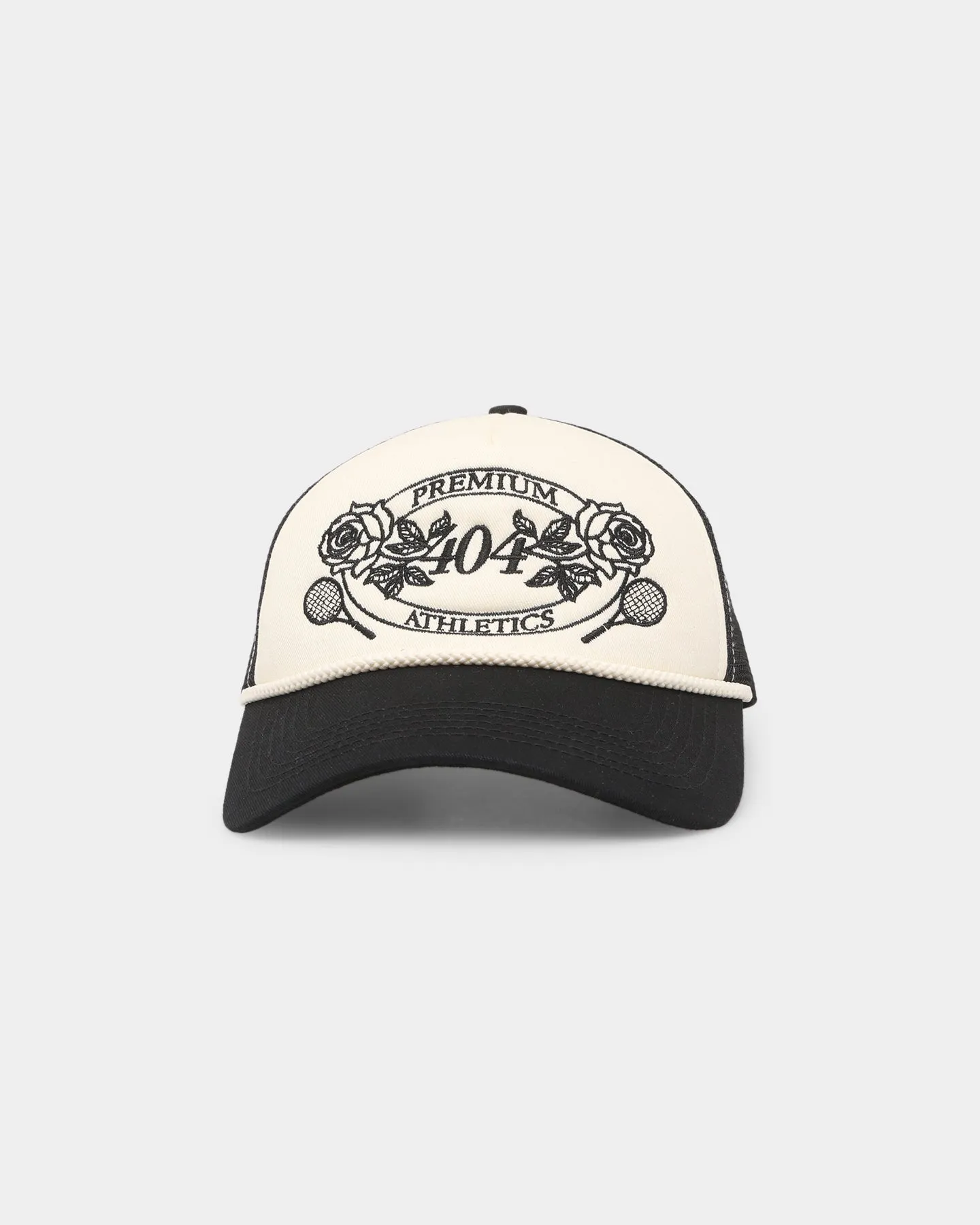 404 Premium Athletics Trucker Snapback Black/Off White