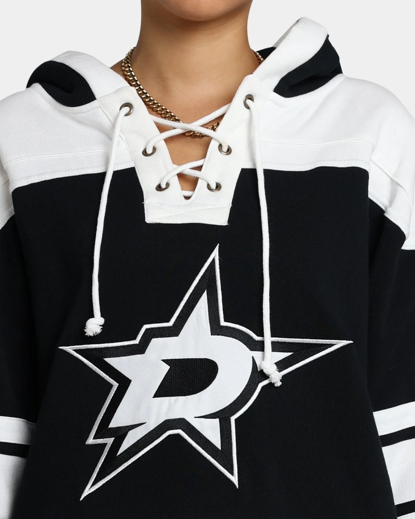 47 Brand Dallas Stars Superior Lacer Hoodie Jet Black