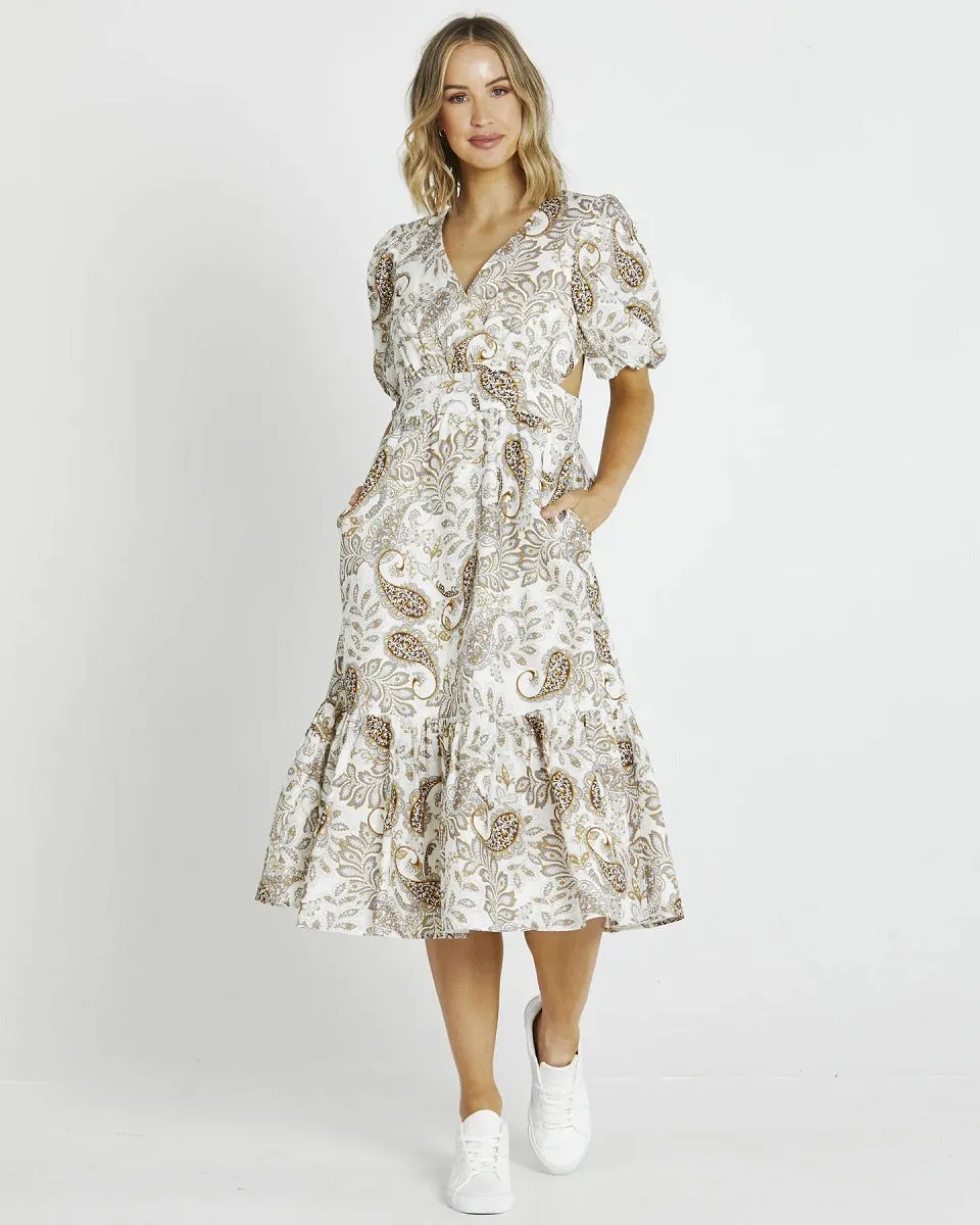 Adele Midi Dress Paisley