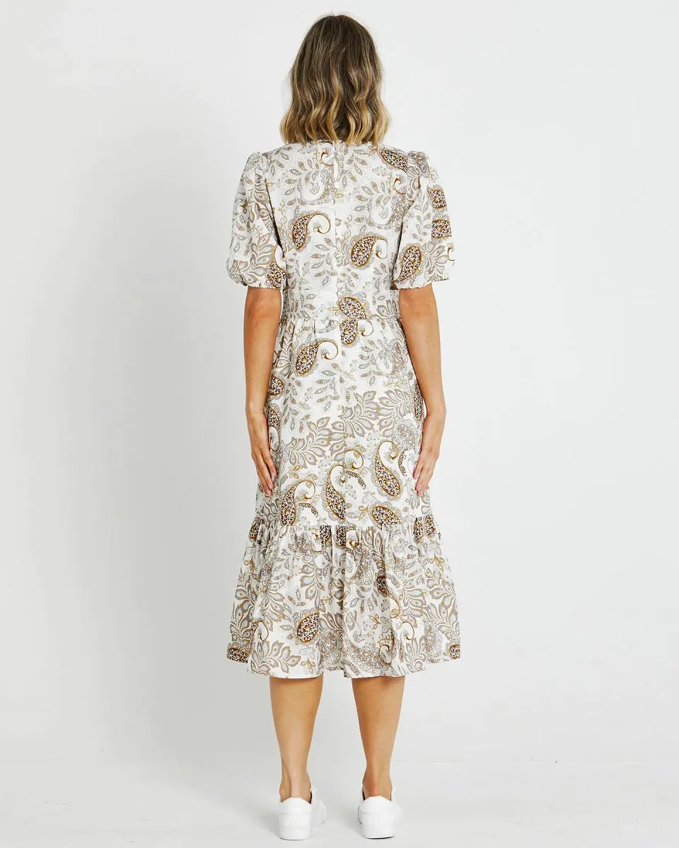 Adele Midi Dress Paisley