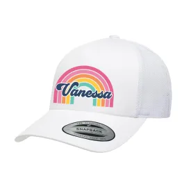 ADULT Personalized Hat - Rainbow Name