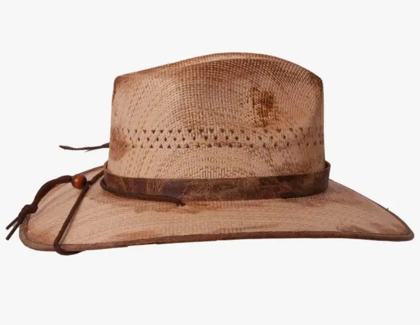 American Hat Makers Desolation - Distressed Wide Brim Fedora