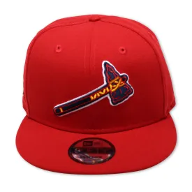 ATLANTA BRAVES "150TH ANNIVERSARY" NEW ERA 9FIFTY SNAPBACK (GREEN UNDER VISOR)