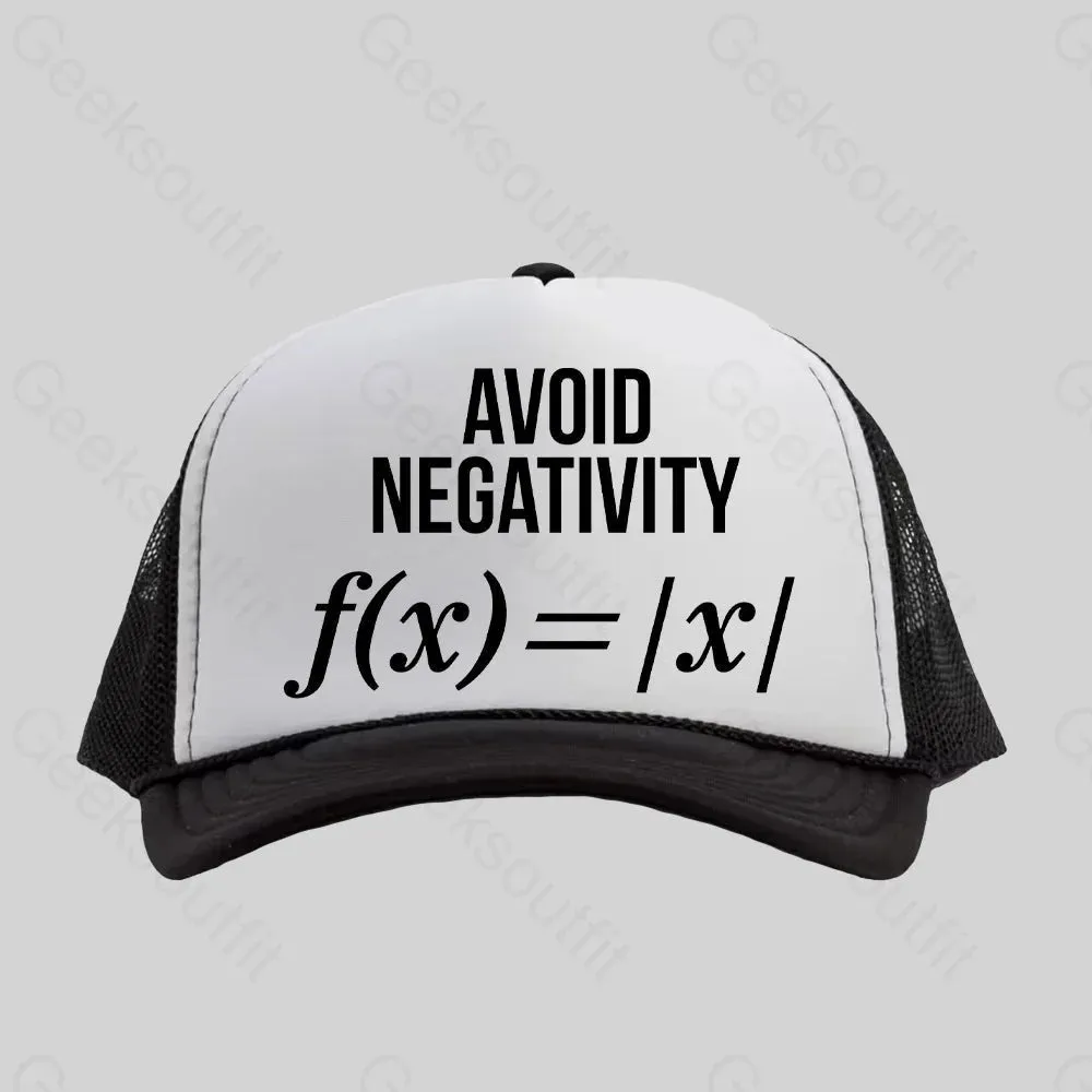 Avoid Negative Trucker Hat