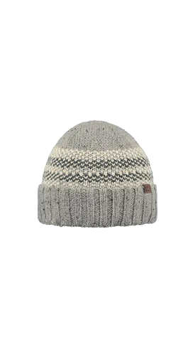 Barts Mens Alask Beanie - Heather Grey