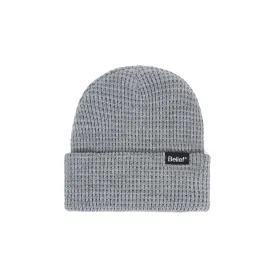 Belief NYC Waffle Beanie - Heather Grey