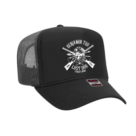 Benjamin Tod & The Lost Dog Street Band Skull Logo Trucker Hat