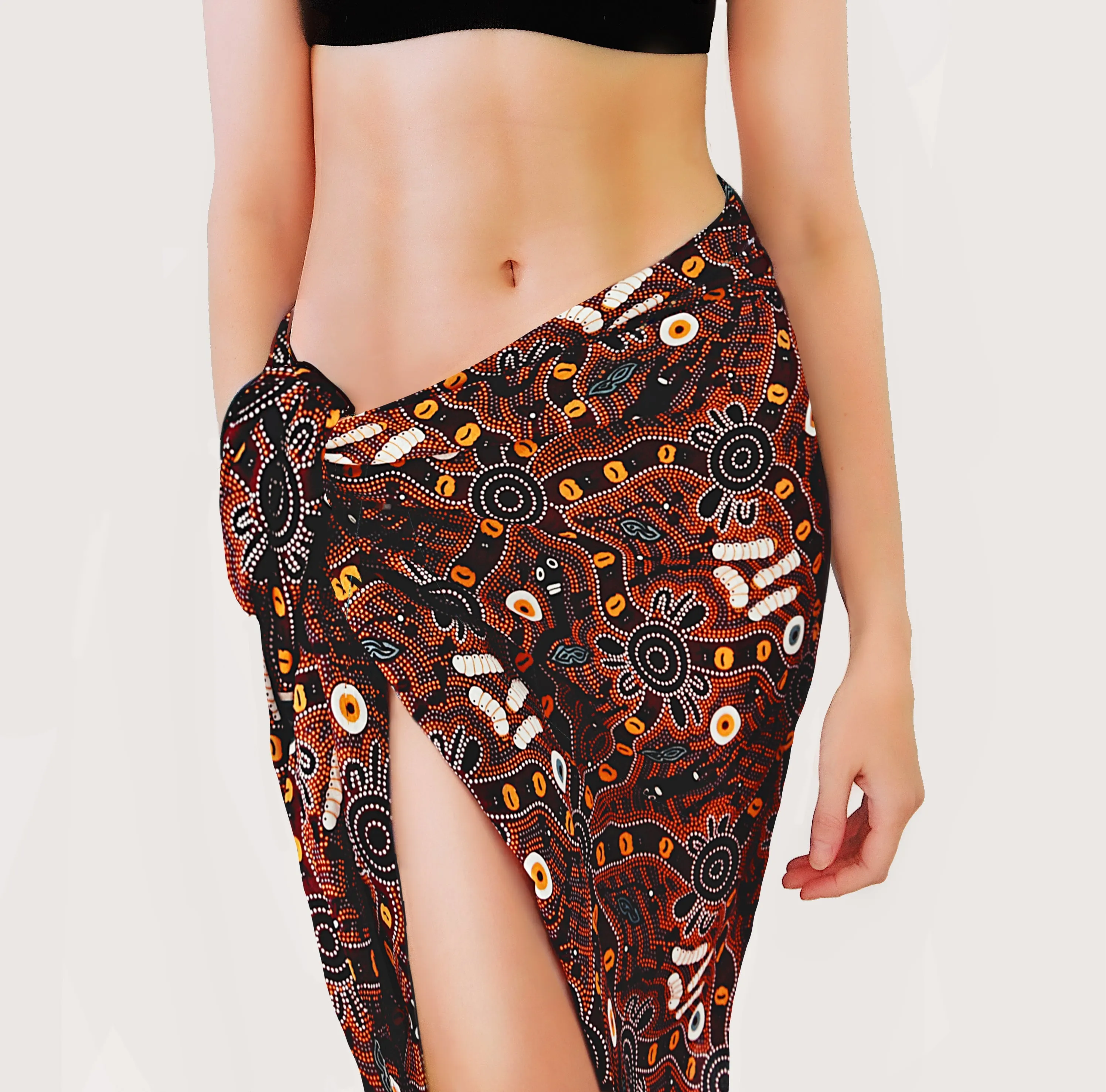 Chiffon Sarongs featuring 9 designs by Aboriginal Artists