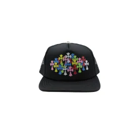 Chrome Hearts Cemetery Multicolor Cross Trucker Hat 'Black'