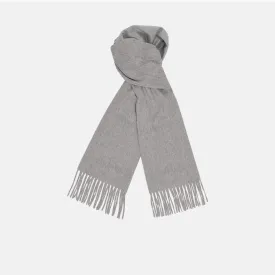 Flannel Grey Pure Cashmere Scarf