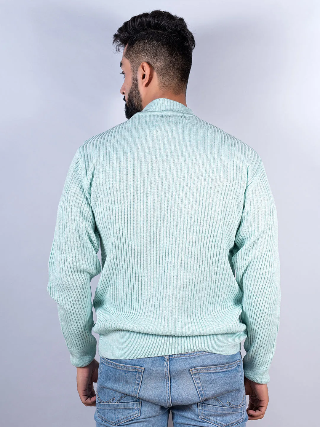 Green Color Turtle Neck Sweater