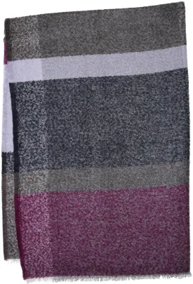 Grid Plaid Boucle Cashmink Throw