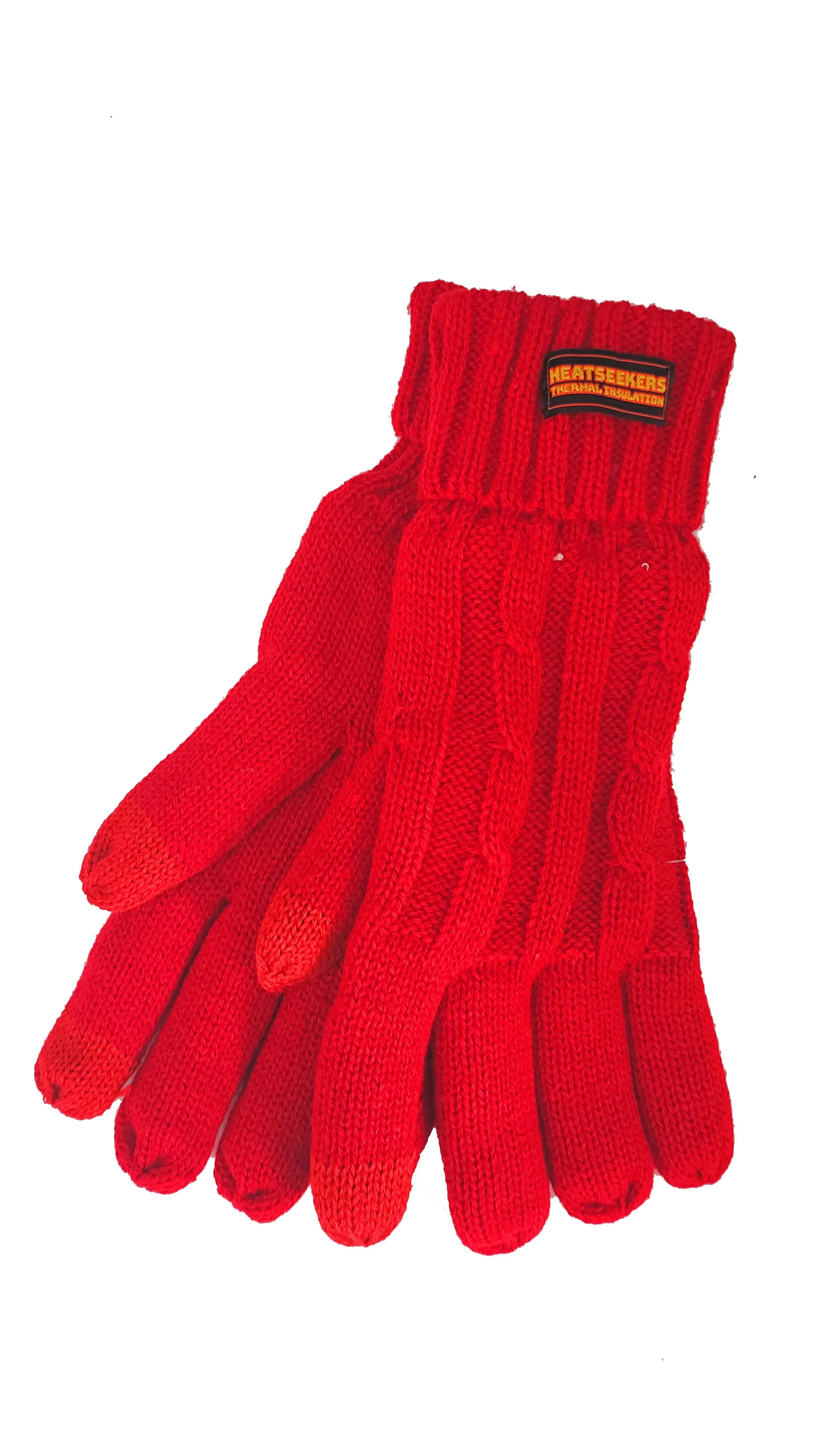 HEATSEEKERS by Vera Tucci - Thermal Touch Screen Cable Knit Glove G32/33