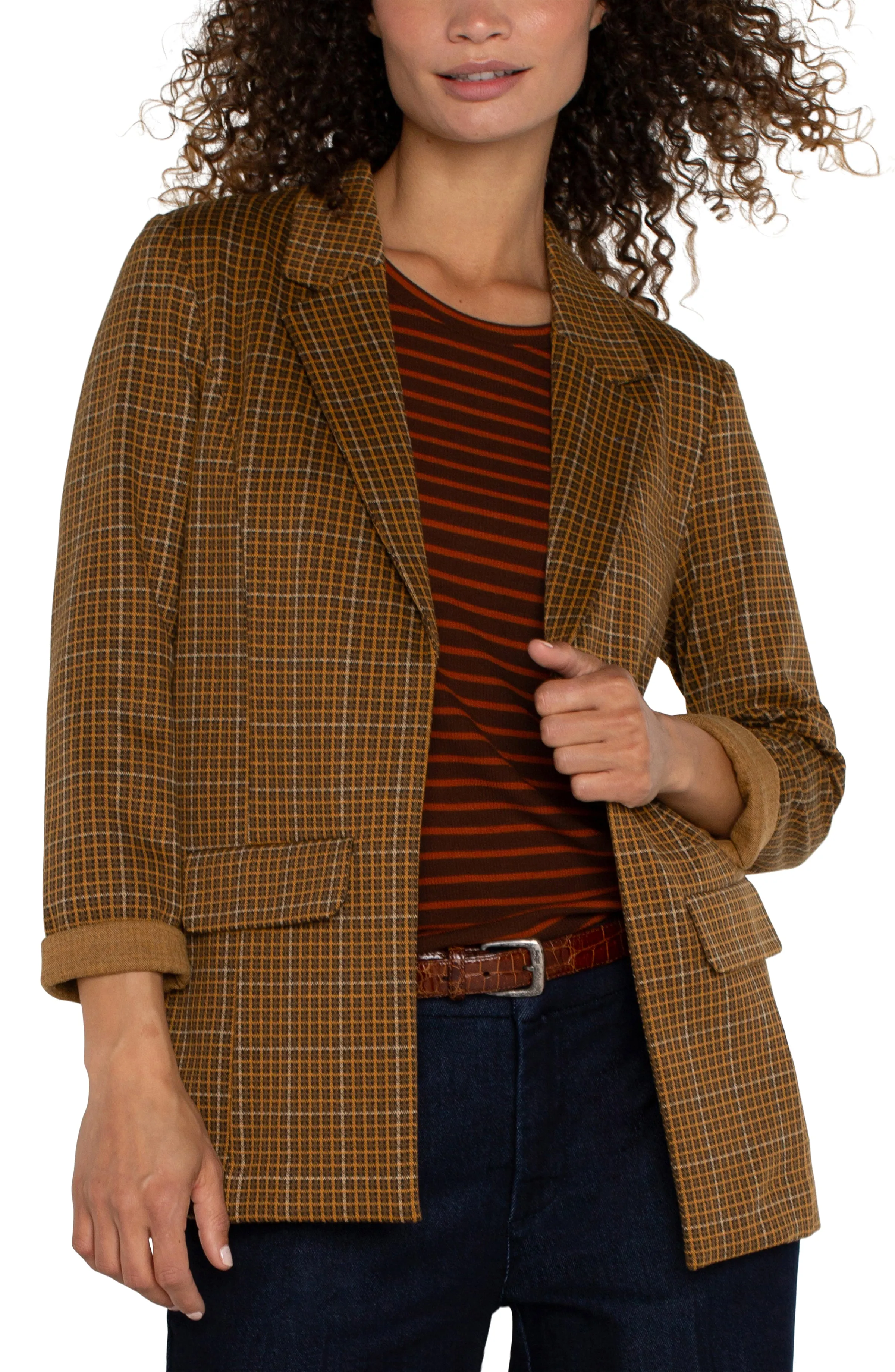 Liverpool Boyfriend Blazer (Jasper Brown Plaid)