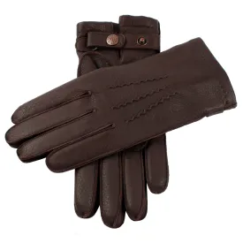 Men's Cashmere Lined Deerskin Leather Gloves