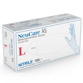 NeuCare X6 Nitrile Gloves (6.5 mil) | Exam Grade | Case of 1000