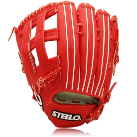 Red 'Hype 1' PRO HYDE™ Series Outfielder's Glove - 12.75 Inch LHT