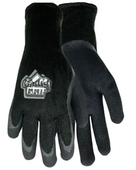 TA314 Chilly Grip Foam Latex, Black, Rubber Palm, Sizes S-XL, Sold by Pair