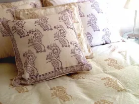 Tilonia® Twin Duvet Set - Fancy Paisley in Plum