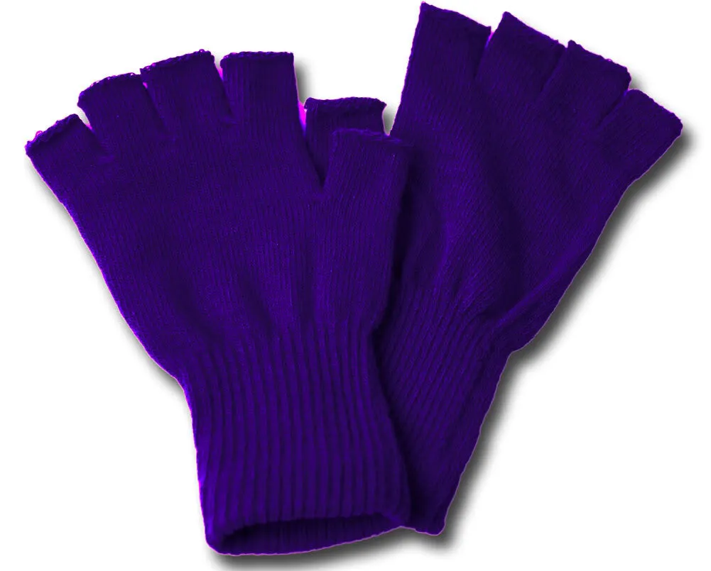 TopHeadwear Open-Finger Winter Knit Gloves